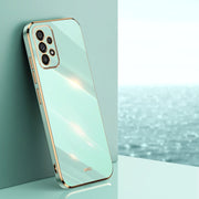 For Samsung Galaxy A53 5G XINLI Straight Edge 6D Electroplate TPU Phone Case(Mint Green)