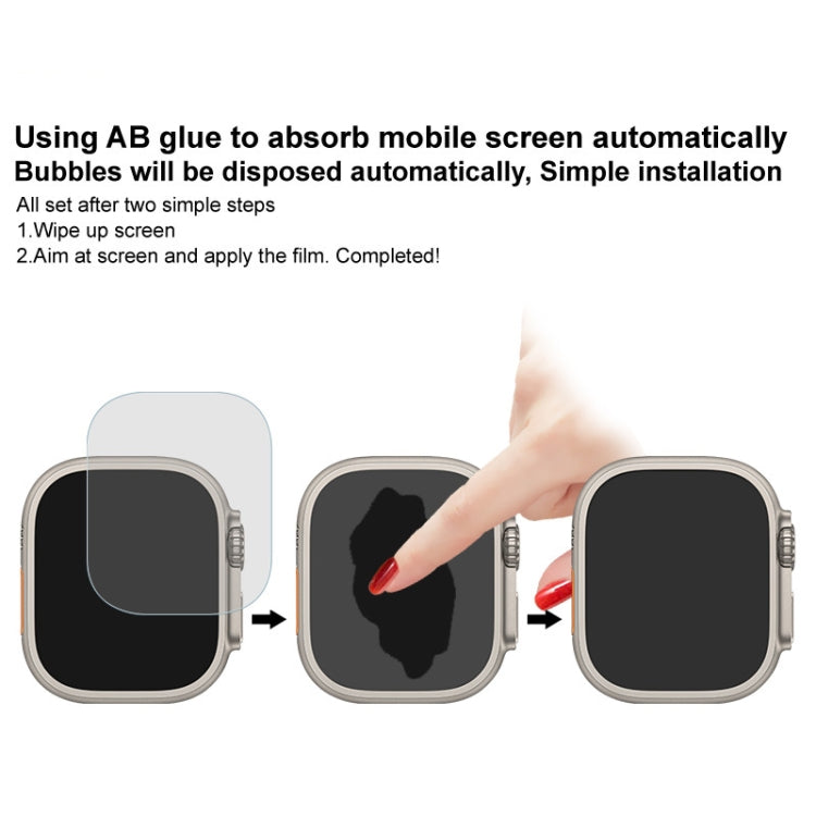 For Apple Watch Ultra 49mm IMAK H Series Tempered Glass Film