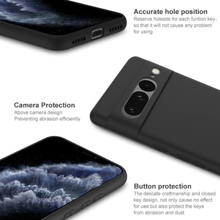 For Google Pixel 7 Pro imak UC-3 Series Shockproof Frosted TPU Phone Case(Black)