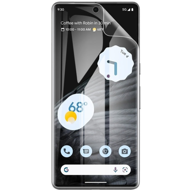 For Google Pixel 7 Pro 2pcs imak Curved Full Screen Hydrogel Film Front Protector