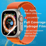 For Apple Watch Ultra 49mm 2pcs imak Curved Full Screen Hydrogel Film Front Protector