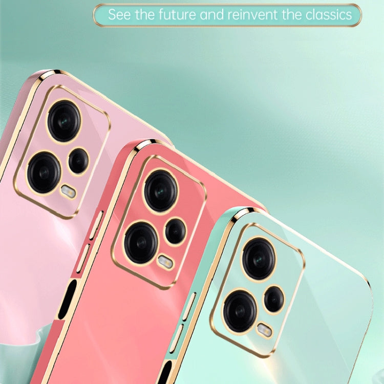 For Xiaomi Redmi Note 12 Pro+ China XINLI Straight Edge 6D Electroplate TPU Phone Case(Black)