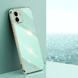 For Xiaomi Redmi A1 4G XINLI Straight Edge 6D Electroplate TPU Phone Case(Mint Green) - free shipping - PMC TechLife - Order now!