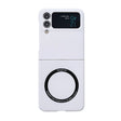For Samsung Galaxy Z Flip4 Skin Feel MagSafe Magnetic Phone Case(White) - Galaxy Z Flip4 5G Cases by PMC TechLife | Online Shopping South Africa | PMC TechLife