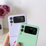 For Samsung Galaxy Z Flip4 Skin Feel MagSafe Magnetic Phone Case(White)