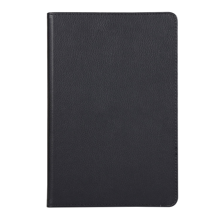For Huawei Matepad 10.4 Litchi Texture Horizontal Flip 360 Degrees Rotation Leather Case with Holder(Black)