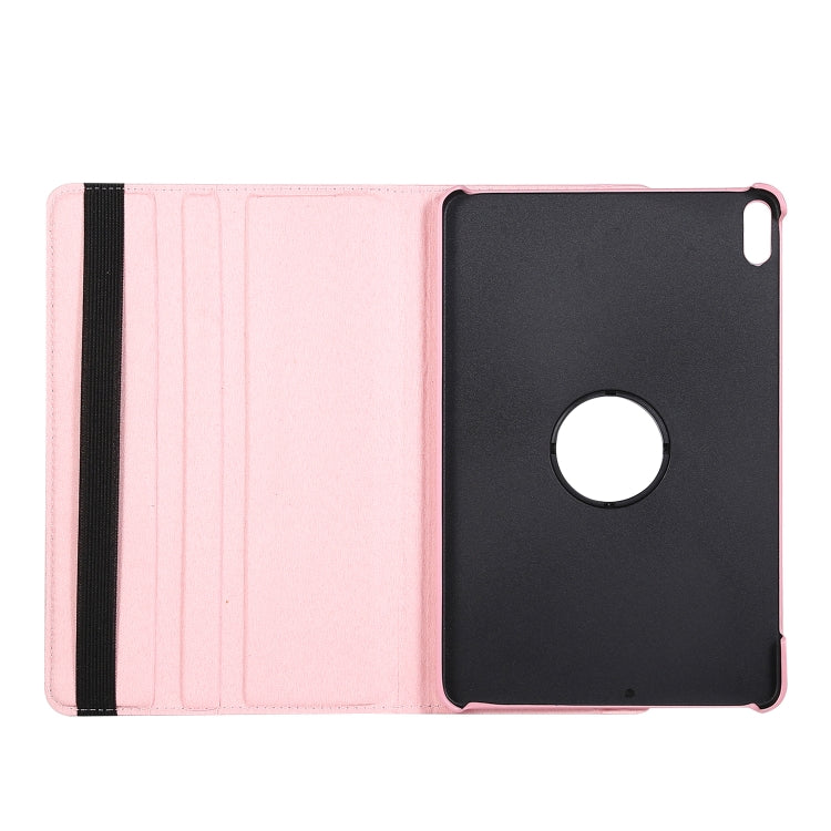 For Huawei Matepad 10.4 Litchi Texture Horizontal Flip 360 Degrees Rotation Leather Case with Holder(Black)