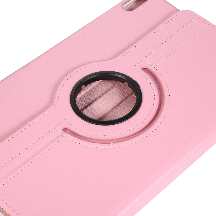 For Huawei Matepad 10.4 Litchi Texture Horizontal Flip 360 Degrees Rotation Leather Case with Holder(Black)