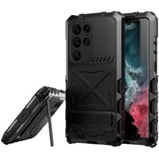 For Samsung Galaxy S23 Ultra 5G R-JUST Life Water-resistant Dustproof Shockproof Phone Case(Black)
