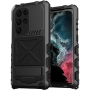 For Samsung Galaxy S23 Ultra 5G R-JUST Life Water-resistant Dustproof Shockproof Phone Case(Black)