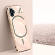 For Nothing Phone 1 XINLI Straight Edge 6D Electroplate TPU Phone Case(Pink) - Nothing Cases by PMC TechLife | Online Shopping South Africa | PMC TechLife | Buy Now Pay Later Mobicred