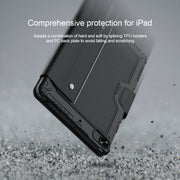 For iPad 10.2 2019/2020/2021 Nillkin Bumper Combo 6 Row Keys Keyboard Case