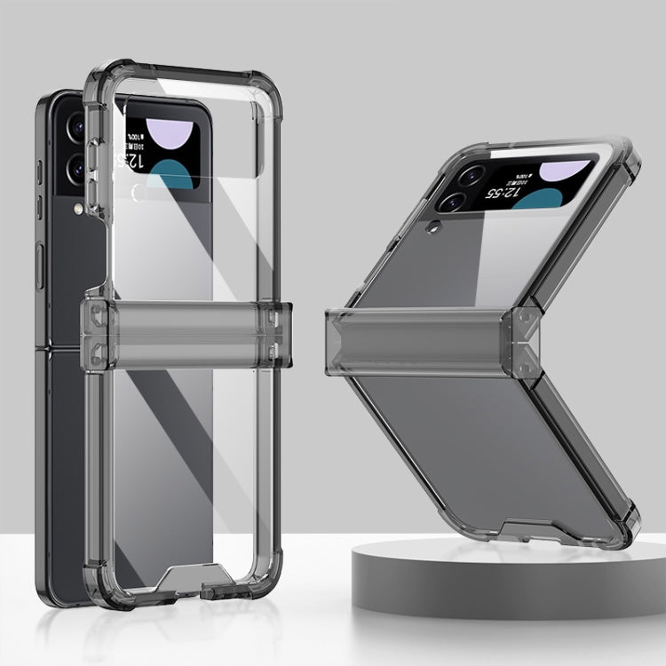 For Samsung Galaxy Z Flip4 GKK Airbag Hinge Shockproof Phone Case(Black)