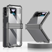 For Samsung Galaxy Z Flip4 GKK Airbag Hinge Shockproof Phone Case(Black)
