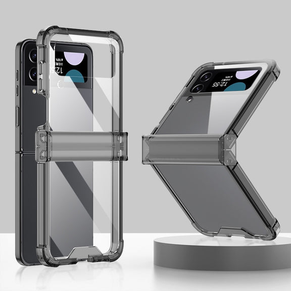 For Samsung Galaxy Z Flip4 GKK Airbag Hinge Shockproof Phone Case(Black)