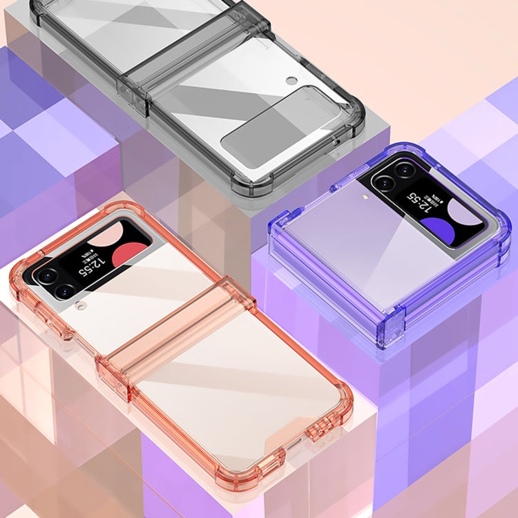 For Samsung Galaxy Z Flip4 GKK Airbag Hinge Shockproof Phone Case(Transparent)