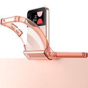 For Samsung Galaxy Z Flip4 GKK Airbag Hinge Shockproof Phone Case(Transparent)