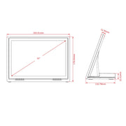 HSD1007A 10.1 inch Touch Screen All in One PC, RK3288 2GB+16GB Android 6.0, Plug:AU Plug(White)