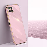 For Honor X8 5G XINLI Straight Edge 6D Electroplate TPU Phone Case(Cherry Purple)