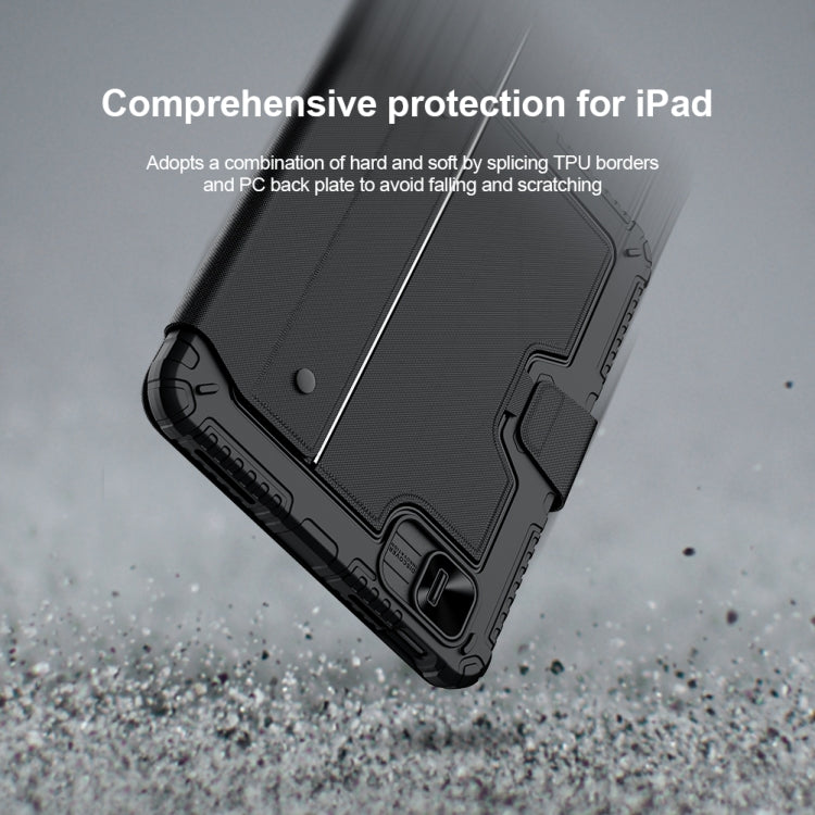 For iPad 10th Gen 10.9 2022 Nillkin Bumper Combo Keyboard Case