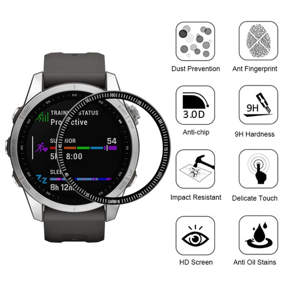 Compatible with Garmin Fenix 7S 3D Surface Composite Soft Watch Film