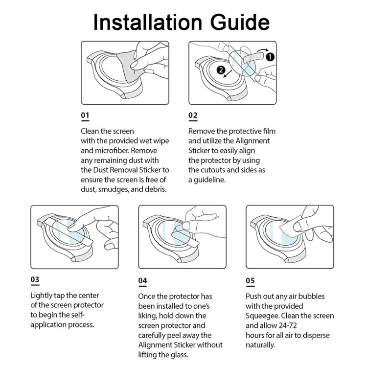 For OPPO Watch Free Soft Hydrogel Film Watch Screen Protector