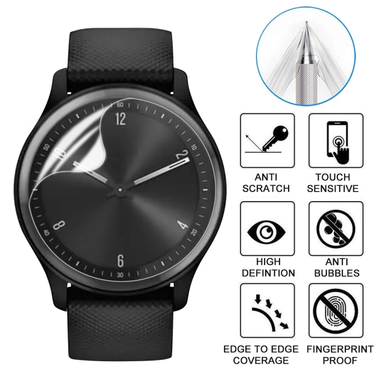 For Garmin Move Sport Soft Hydrogel Film Watch Screen Protector