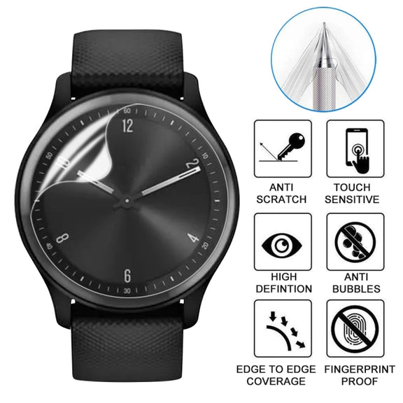 For Garmin Move Sport Soft Hydrogel Film Watch Screen Protector