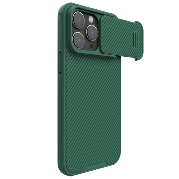 For iPhone 14 Pro Max NILLKIN CamShield S Magnetic Magsafe Case(Green)