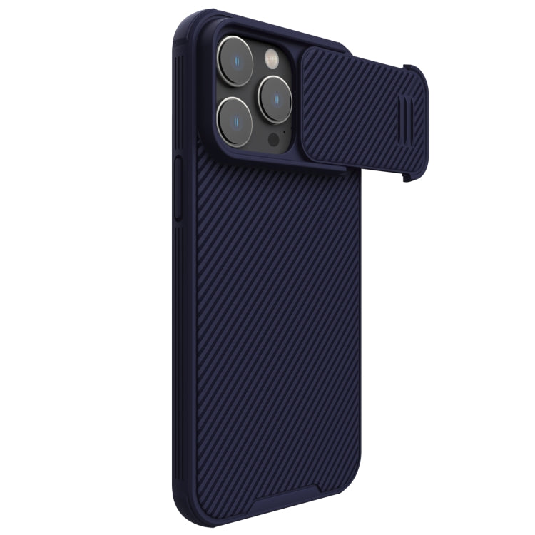 For iPhone 14 Pro Max NILLKIN CamShield S Magnetic Magsafe Case(Royal Blue)