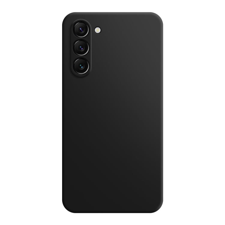 For Samsung Galaxy S23+ 5G Imitation Liquid Silicone Phone Case(Black)