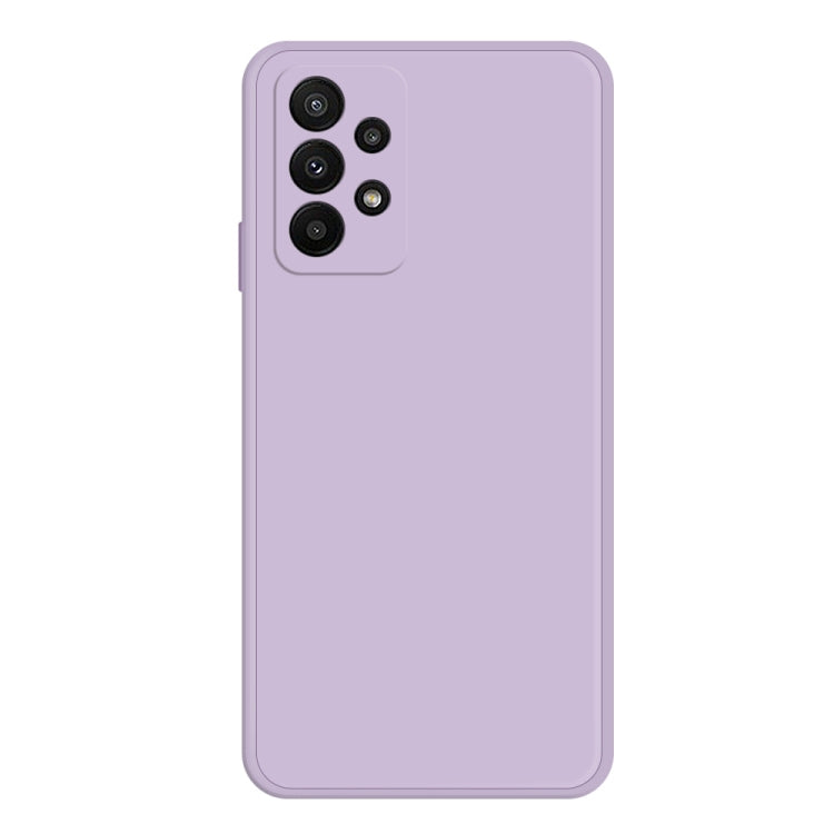 For Samsung Galaxy A23 Imitation Liquid Silicone Phone Case(Purple)