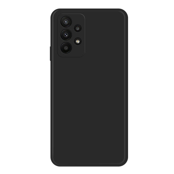 For Samsung Galaxy A23 Imitation Liquid Silicone Phone Case(Black)