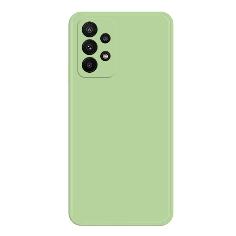 For Samsung Galaxy A23 Imitation Liquid Silicone Phone Case(Matcha Green)