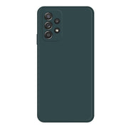 For Samsung Galaxy A52/A52s 5G Imitation Liquid Silicone Phone Case(Dark Green)