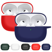 For vivo TWS 3 Silicone Earphone Protective Case(Dark Blue)