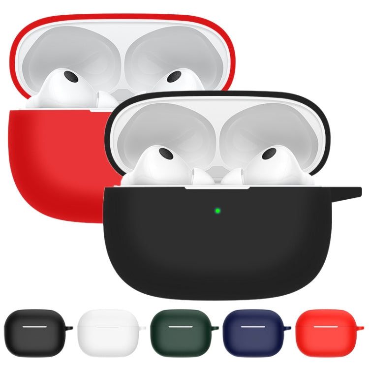 For vivo TWS 3 Pro Silicone Earphone Protective Case(Night Green)