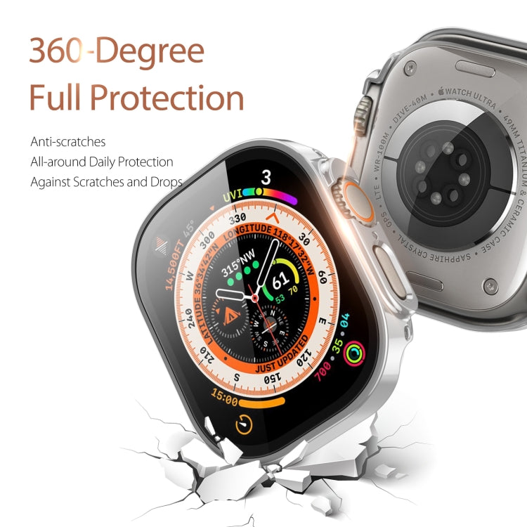 For Apple Watch Ultra 2 49mm / Ultra 49mm DUX DUCIS Electroplated PC Watch Case(Silver)