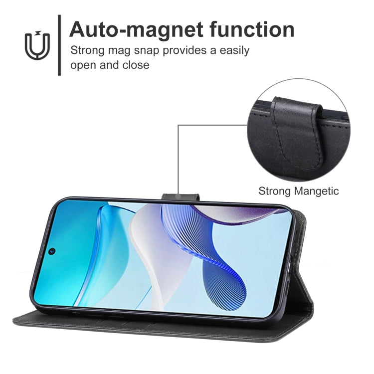 For Motorola Moto G53 Leather Phone Case(Black)
