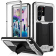 For Samsung Galaxy S23 Ultra 5G R-JUST Sliding Camera Design Life Waterproof Dustproof Shockproof Phone Case(Silver) - free shipping - PMC TechLife - Order now!
