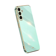 For Samsung Galaxy A54 5G XINLI Straight Edge 6D Electroplate TPU Phone Case(Mint Green)