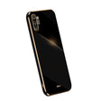 For Samsung Galaxy Note10+ XINLI Straight Edge 6D Electroplate TPU Phone Case(Black) - free shipping - PMC TechLife - Order now!