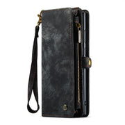 For Samsung Galaxy S23 Ultra 5G CaseMe 008 Detachable Multifunctional Leather Phone Case(Black)