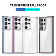 For Samsung Galaxy S23 Ultra 5G iPAKY Transparent PC + TPU Phone Case(Transparent)