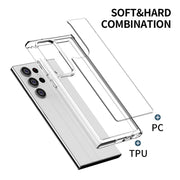 For Samsung Galaxy S23 Ultra 5G iPAKY Transparent PC + TPU Phone Case(Transparent)