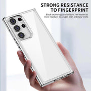 For Samsung Galaxy S23 Ultra 5G iPAKY Transparent PC + TPU Phone Case(Transparent)