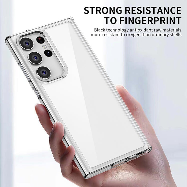 For Samsung Galaxy S23 Ultra 5G iPAKY Transparent PC + TPU Phone Case(Transparent)
