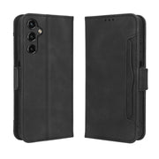 For Samsung Galaxy A14 5G Skin Feel Calf Texture Card Slots Leather Phone Case(Black)