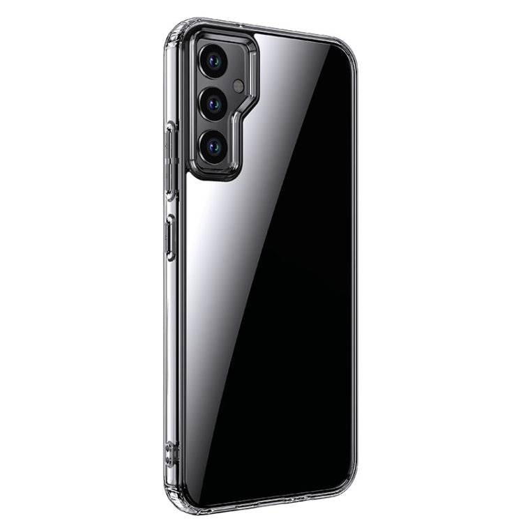 For Samsung Galaxy A34 Armor Clear TPU Hard PC Phone Case(Clear)