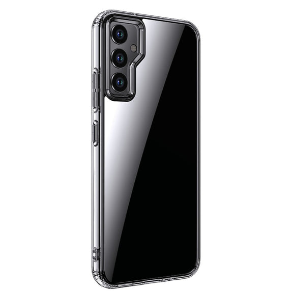 For Samsung Galaxy A34 Armor Clear TPU Hard PC Phone Case(Clear)